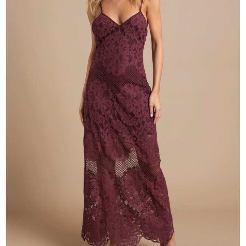 TOBI Wanderlust Lace Maxi Dress